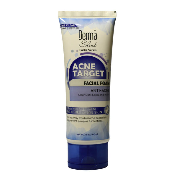 Derma Shine Acne Target Facial Foam-Best Cleanser in Pakistan-CMS BeautyMart