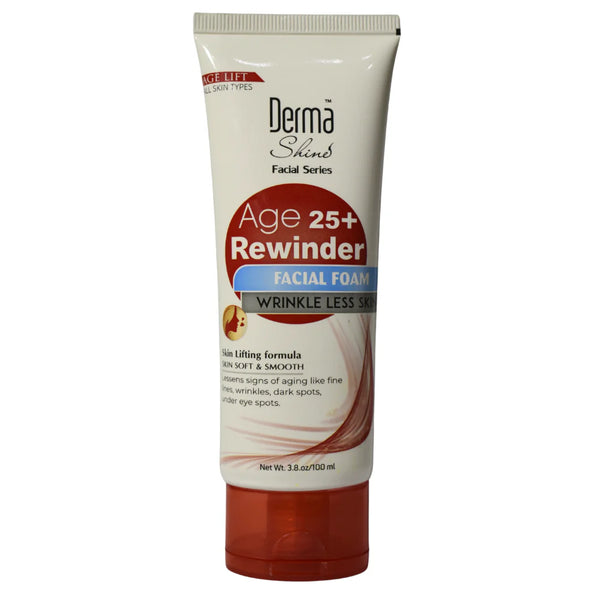 Derma Shine Age Rewinder 25+ Facial Foam-Best Cleanser in Pakistan-CMS BeautyMart