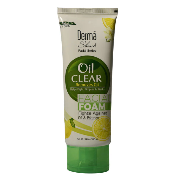 Derma Shine Oil Clear Double Power Facial Foam-Best Face Wash in Pakistan-CMS BeautyMart