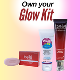 Own Your Glow Kit- Belle Skin Lightening Cream , Belle Soap & UV XAM 65 Sunscreen