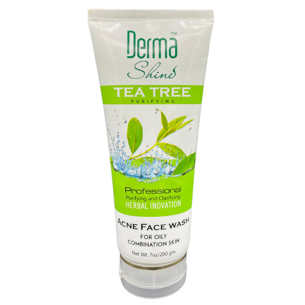 Derma Shine Tea Tree Acne Face Wash- New Packaging-Best Face Wash in Pakistan-CMS BeautyMart