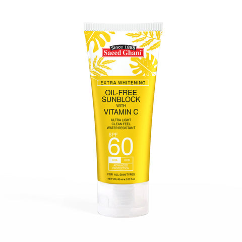 Sunblock SPF 60 with Vitamin C- Oil Free