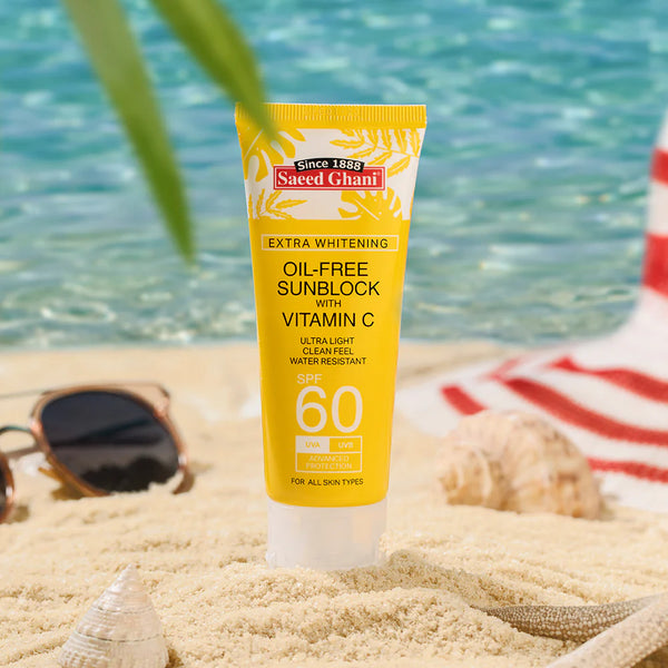 Sunblock SPF 60 with Vitamin C- Oil Free