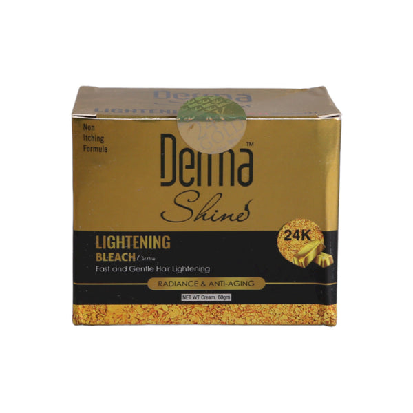 Products Derma shine 24k gold lightening bleach cream 60 gm