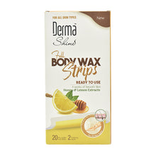 Derma Shine Full Body Wax Strips - Papaya & Vitamin C Extracts-Hair Removal Wax-CMS BeautyMart