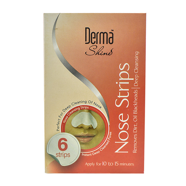 Derma Shine Nose Strips - 6 Strips Pack