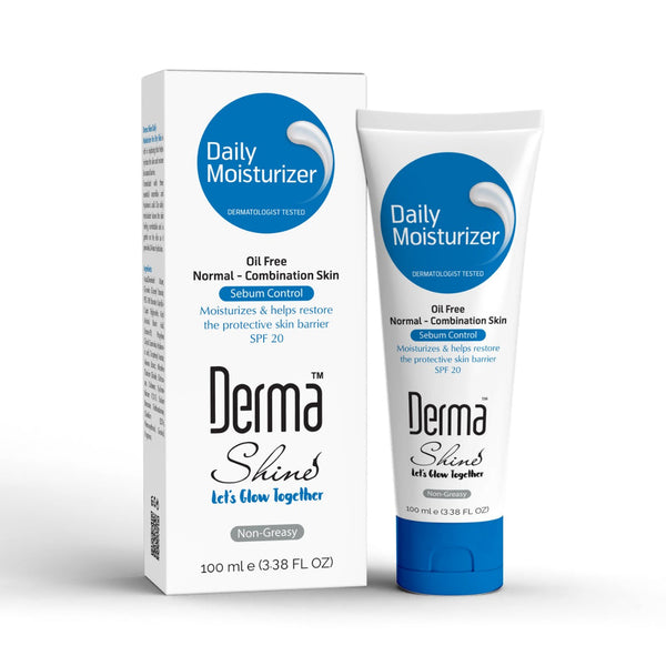 DERMA SHINE DAILY MOISTURIZER OIL FREE FOR NORMAL - COMBINATION SKIN-Best Moisturizer in Pakistan-CMS BeautyMart