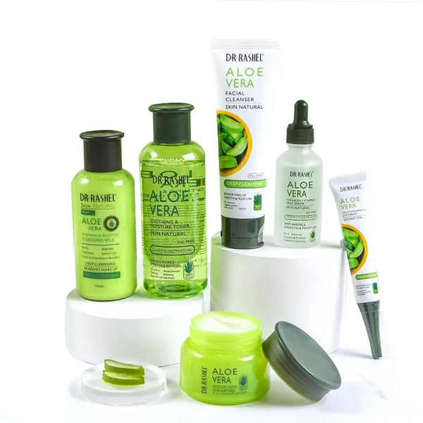 Dr. Rashel Aloe Vera Skin Natural Soothing & Moisture Skin Care Series - Pack of 6