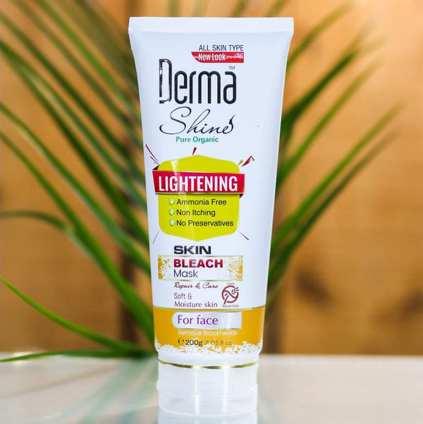 Derma shine lightening skin bleach mask 200gm