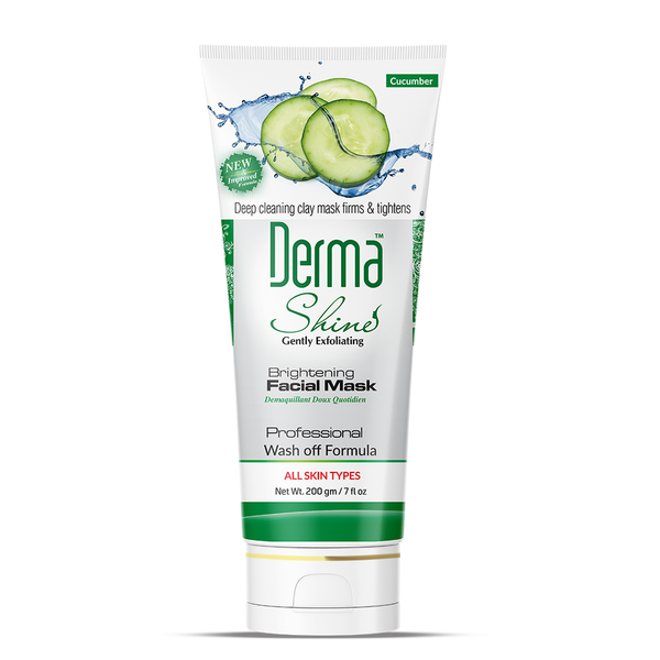 DERMA SHINE BRIGHTENING CUCUMBER FACIAL MASK