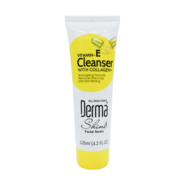 DERMA SHINE VITAMIN-E CLEANSER WITH COLLAGEN+