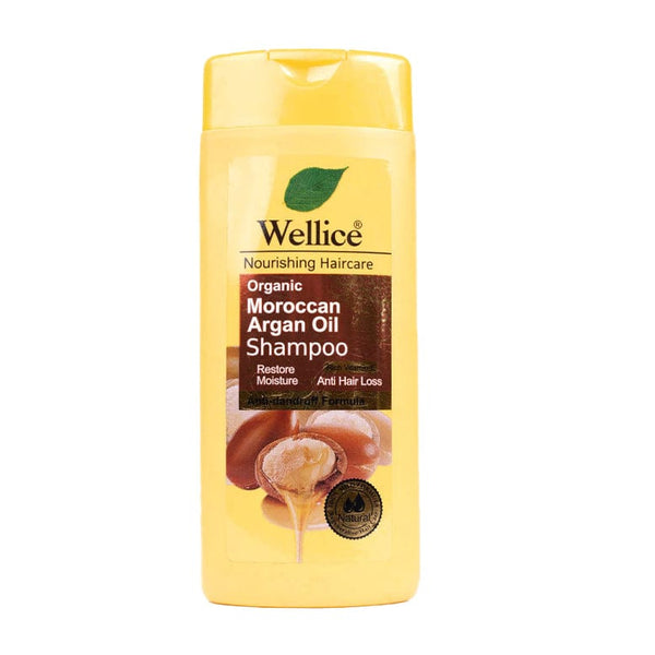 Wellice Moroccan Argan Oil Shampoo-Wellice Shampoo-CMS BeautyMart