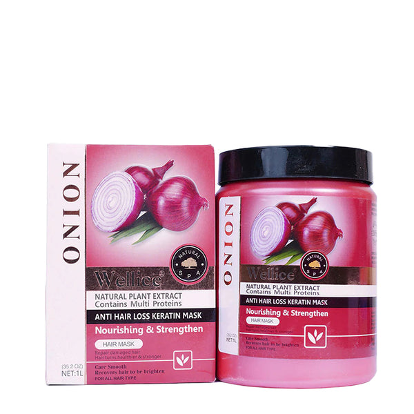 Wellice Onion Hair Mask Keratin Treatment