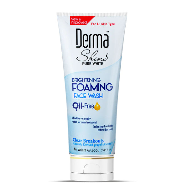 DERMA SHINE OIL FREE FOAMING FACE WASH-Best Face Wash in Pakistan-CMS BeautyMart