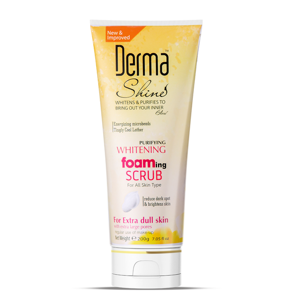 DERMA SHINE OIL FREE FOAMING SCRUB